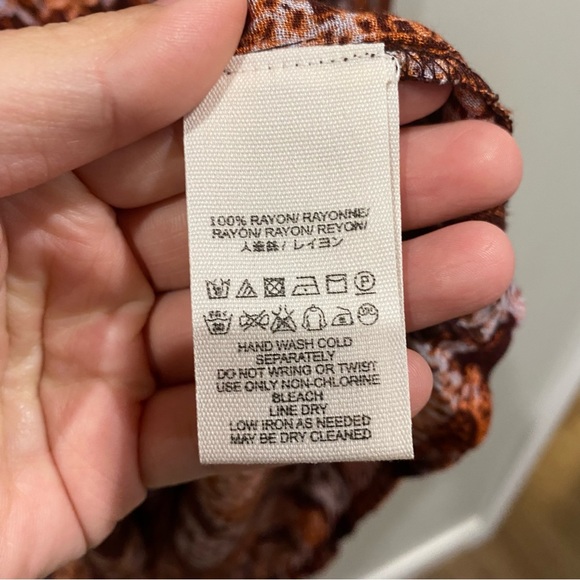 Free People NWT High Neck Cut Out Long Sleeve Tunic Top Maroon Red Med OB834537 - Picture 6 of 13